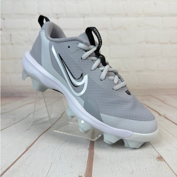 Nike Force Trout 9 Pro MCS Grey/White Baseball Cleats Size 4Y (FZ0916-002) - Picture 1 of 10
